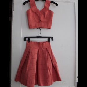 Charlotte Russe 2 piece dress / top and skirt
